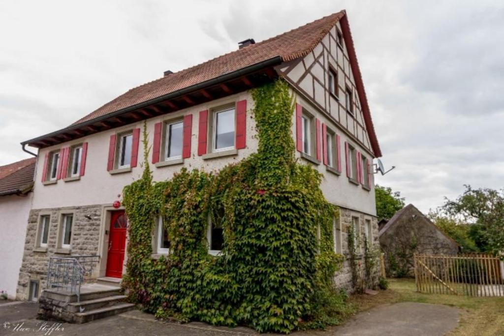 Ferienhaus Rote Sau Herrentierbach Bagian luar foto