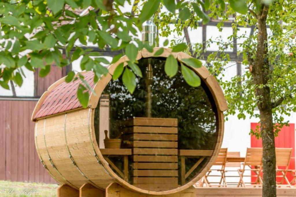 Ferienhaus Rote Sau Herrentierbach Bagian luar foto